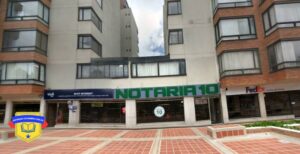 Notaria 10 bogota fachada entrada principal