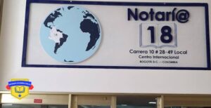 Notaria 18 bogota entrada principal