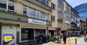 Notaria 8 de bogota fachada y entrada principal
