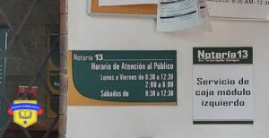 Notaria 13 medellin horarios de atención