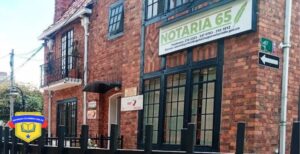 Notaria 65 bogota de turno hoy