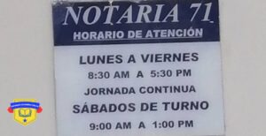 Notaria 71 bogota horarios de atención