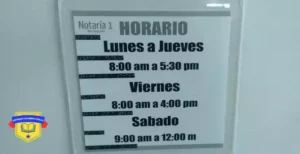 Notaria 1 barranquilla horarios de atención