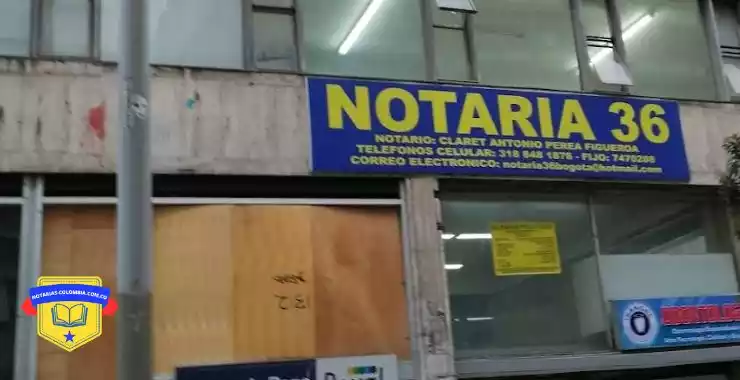 Notaria 36 bogota como llegar