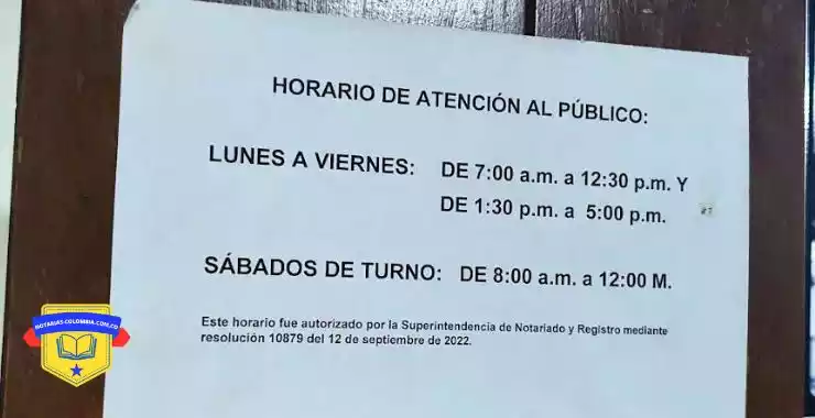 Notaria 8 de bucaramanga horarios de atención