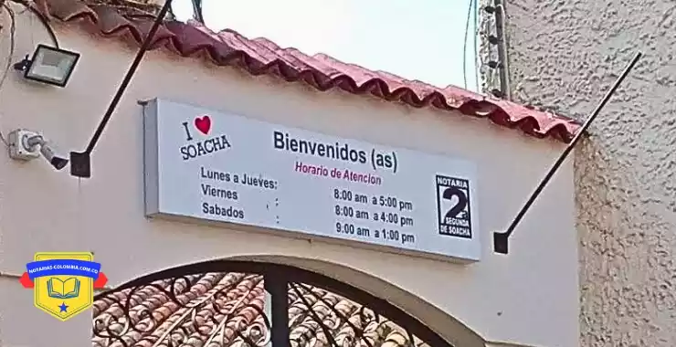 Notaria 2 de soacha horarios de atención
